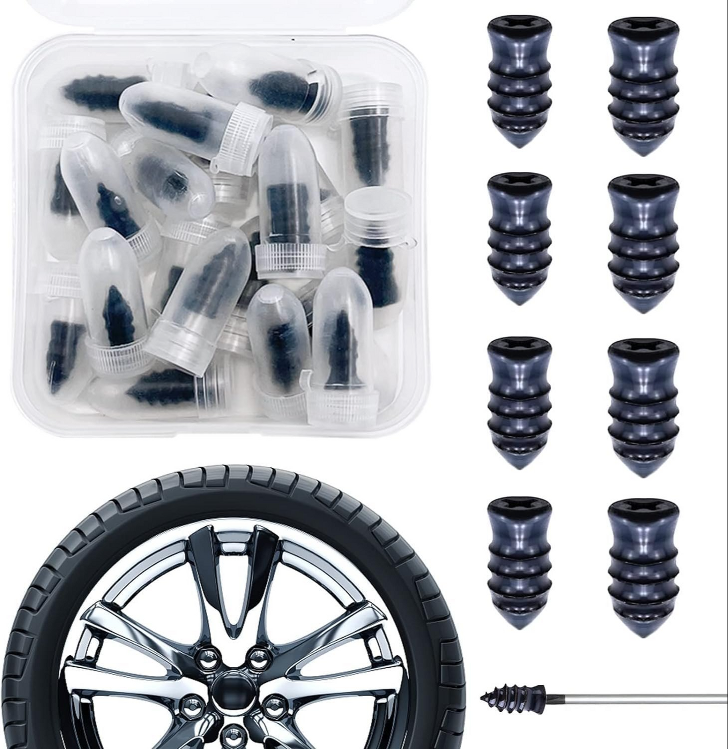 Last Week Clearance Sale 49%🔥Tire Repair Rubber Nail🚚BUY MORE SAVE MORE